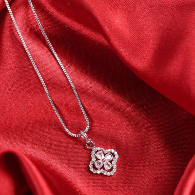 Shree Shyam Silver Sterling White Jewel Set (Pack of 1) Alloy Pendant