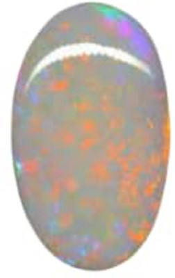 Sidharth Gems 7.25 Ratti 6.25 Crt Natural Opal Stone Oval White Australian Opal Gemstone Opal Stone