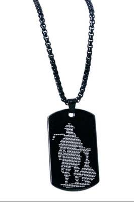 LASHIFY Fashion Hanuman Chalisa Stainless Steel Pendant for Men Brass, Black Silver, Silver Brass Locket Set