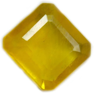 Arsuvi Pukhraj 9.25 Ratti Original Certified AAAA+ Genuine Natural Square Shape Yellow Sapphire Stone