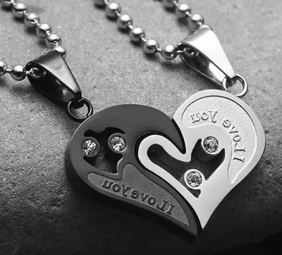 Animated F 492_new_JSE-RV-BLK DIL_520 Silver Stone Pendant Set