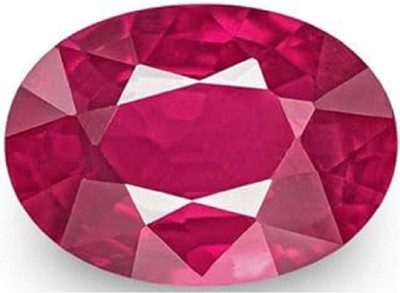 APSLOOSE 7.25 Ratti 6.00 Crt Red Ruby Stone Manik Stone Original Certified for Men Ruby Stone