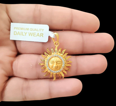 DIVS FASHION Surya pendant with diamonds Gold-plated Brass Pendant