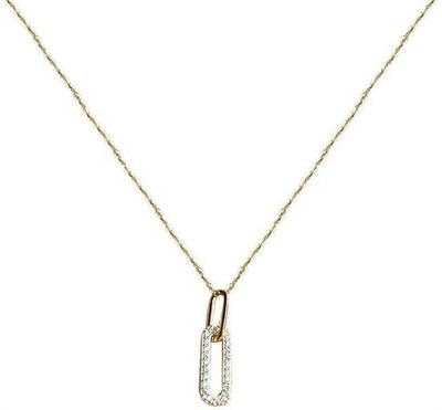 GLOOYA Pendent for women Gold-plated Stainless Steel Locket Set