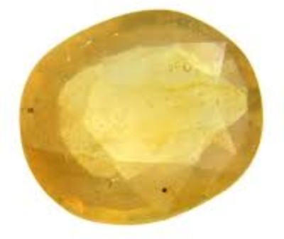 Durga gems Natural Yellow Sapphire Stone Original Certified Loose Precious Pukhraj 9.50 Ratti Sapphire Stone Locket