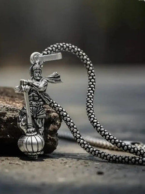 REVERSEA Hanuman locket for mens Sterling Silver Stainless Steel Locket Set