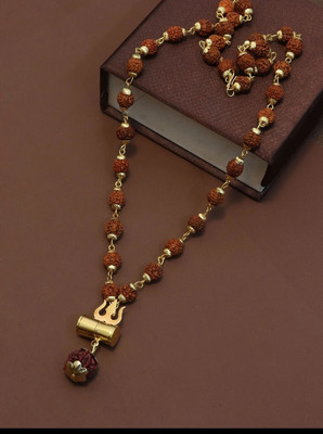 Divine rudras Gold-plated Wood Pendant Set