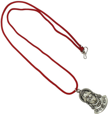 ApnaBro Hanuman ji locket Dagha pandent for men and women Silver Brass, Alloy Locket Set
