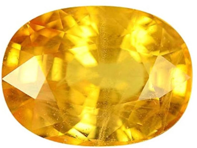 Gopalgems Gopal gems 7.25 Ratti-6.45 Carat Ceylone Yellow Sapphire Certified Pukhraj Stone Sapphire Stone Pendant