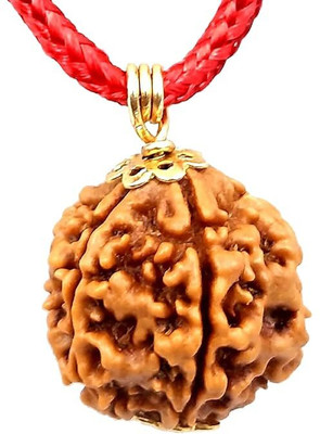 Beautum 6 Mukhi Rudraksha Six Face Rudraksha Nepali Rudraksha Code:11 Wood Pendant