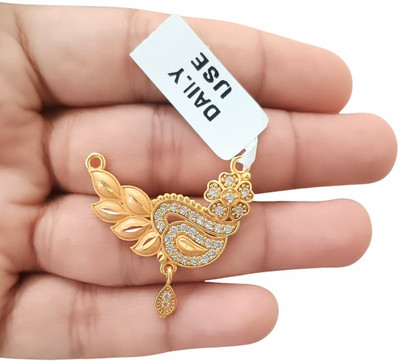 SAPNAPALACE Micro gold mangalsutra pendant Gold-plated Brass Pendant