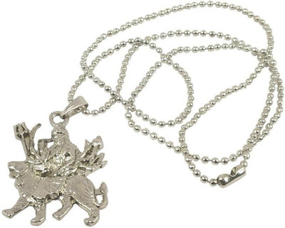 Armoise Pendant Locket Stylish, Fancy Silver Stainless Steel Pendant Set