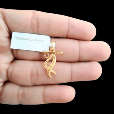 DIVS FASHION KRISHNA PEMADANT WITH UNIQUE STYLE Gold-plated Brass Pendant Set