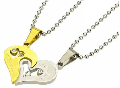 Animated F 494_new_JSE-sanu-yllw hut but_615 Gold-plated Stone Pendant Set