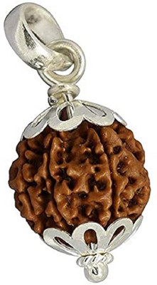 Beautum 4 Mukhi Rudraksha Original Nepali Genuine Four Face Rudraksha Wood Pendant Wood Pendant
