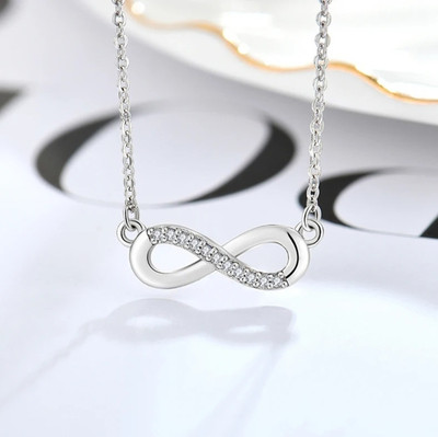 JS Enterprises Infinity Pendant for Women Stainless Steel Pendant