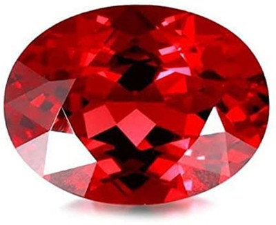 JEMSPRIME 7.25 Ratti 6.00 Carat Manik Stone Certified Burma Ruby Loose Stone Ruby Stone