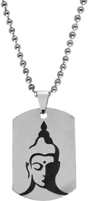 M Men Style Religious Lord Buddha Meditating Yoga Buddhism Jewelry Pendant Necklace Chain Sterling Silver Stainless Steel Pendant