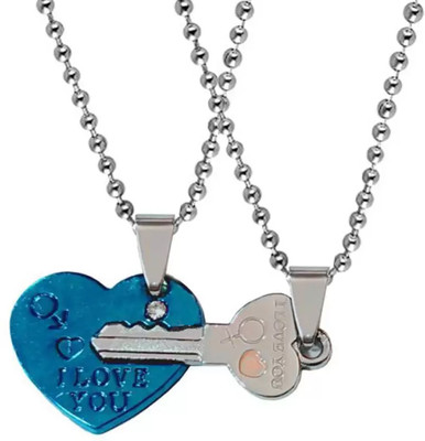 Shiv Jagdamba Rhodium Zinc, Metal Locket Set