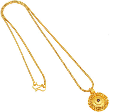 Charms Traditional Pendant Set Gold-plated Alloy Locket Set