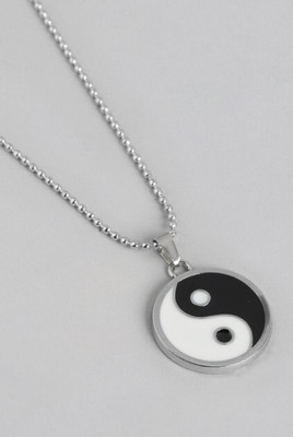 m a enterprises Silver Stainless Steel Pendant