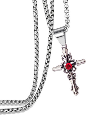 Shiv Jagdamba Titanium Stainless Steel Pendant