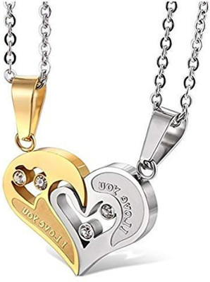 Animated F 588_PR-mur-yellow pndnt Rhodium Stone Pendant Set