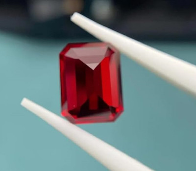 SIDHGEMS 5.25 Ratti 4.00 Crts Natural A+ Quality Manik Ruby Red Stone Original Certified Ruby Stone