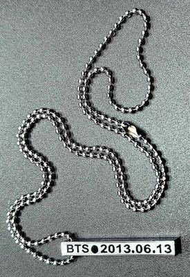 Dynamic Retail Global Rhodium Plated Stainless Steel Chain Set
