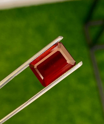 jemskart 7.25 Ratti / 6.25 Carat Manik Stone Certified Natural Burma Ruby Loose Gemstone Ruby Stone