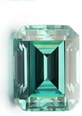 jemskart 7.25 Ratti 6.25 Carat Natural Certified Zambian Emerald/Panna Loose Gemstone Emerald Stone
