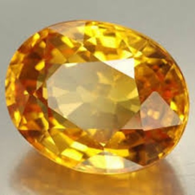 Gopalgems Yellow Sapphire Gemstone Certified Natural Pukhraj 4.25 ratti Stone Sapphire Stone