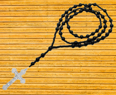 Dynamic Retail Global Cross Locket Jesus Chain Necklace Pendant Rosary Christian Jewellery G33Q Crystal Pendant Set