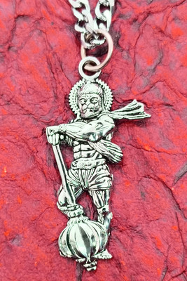 AD Enterprises HANUMAN GADA SLR PDT Sterling Silver Alloy Locket