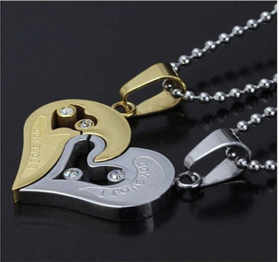 EndlessFashion F 117_JS yllo hut pend Silver Stone Pendant Set