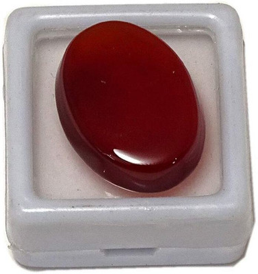 barmunda gems 8.25 Ratti Red Sulemani Hakik Stone,with Original Lab Certificate Agate Stone