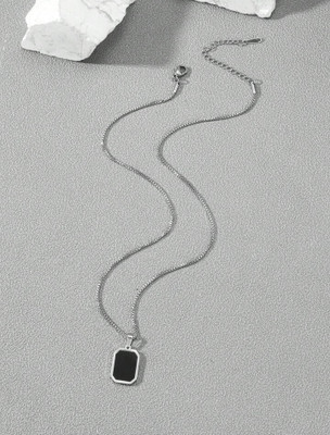 JS Enterprises STYLISH PENDANTS Sterling Silver Stainless Steel Pendant