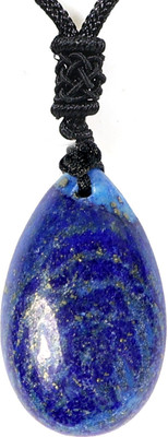 CRYSTU Lapis Crystal Stone Drop Shape Pendant/Locket For Men & Women Lapis Lazuli Crystal Pendant