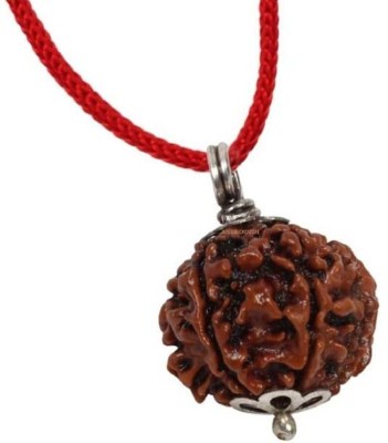 Beautum 5 Mukhi Rudraksha Original Certified Nepali A1 Beads Five Face Rudraksha Wood Pendant