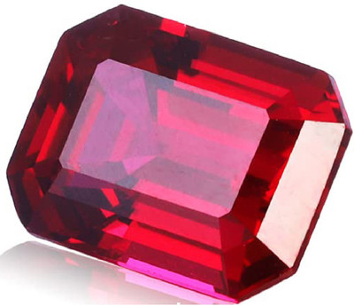 barmunda gems 11.25 Ratti Created Ruby Stone Certified/manik Gemstone for Women's & Men's Ruby Stone
