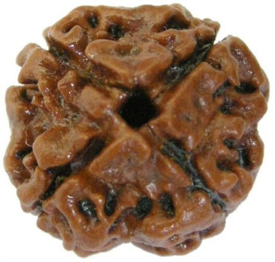 Beautum ORIGINAL(NEPALI) 4 MUKHI RUDRAKSHA Wood Pendant