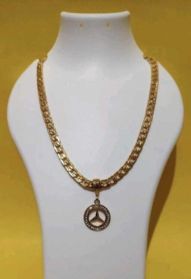 RAJVALASHI 1 gram High Quality Indian Polished “20” Inches Gold Chain for Men and boy Gold-plated Plated Alloy Chain