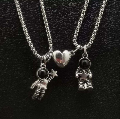 Animated F 305_JSE-rorbot+30 Silver Stone Pendant Set