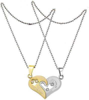 Animated F 117_JS yllo hut pend Silver Stone Pendant Set