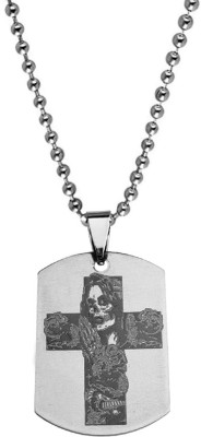 M Men Style Heart Lord Christan Christ Jesus Cross Skull Head Pendant Sterling Silver Stainless Steel Pendant