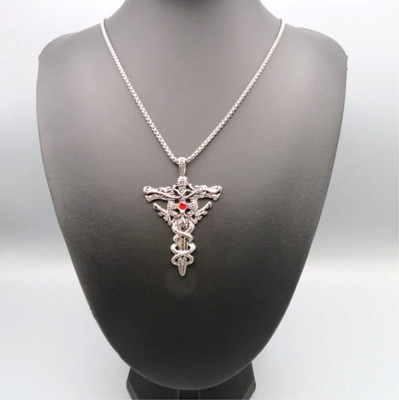 Rgulus locket for men | silver locket for boys | pendant for men | women pendant chain Rhodium Alloy Pendant Set