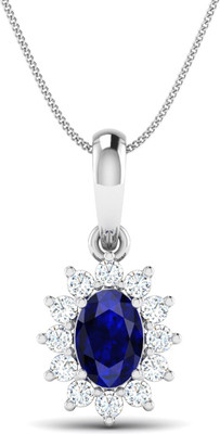 LORDS JEWELS Pendant & Earrings Jewellery Set crafted in 92.5 Silver |Gift For Women & Girls Sterling Silver Cubic Zirconia Sterling Silver Pendant Set