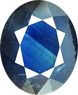 barmunda gems 7.25 Ratti Blue Sapphire Gemstone Neelam/Nilam Stone Original Certified Sapphire Stone