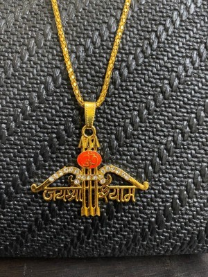 ricky collections GOLDEN KHATU JI NISHAN FOR BOYS AND GIRLS /MEN AND WOMEN Alloy Locket Set