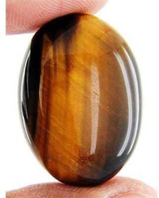 TODANI JEMS 7.25 Ratti Natural Tiger Eye Stone Gemstone with Lab Certificate Stone Pendant